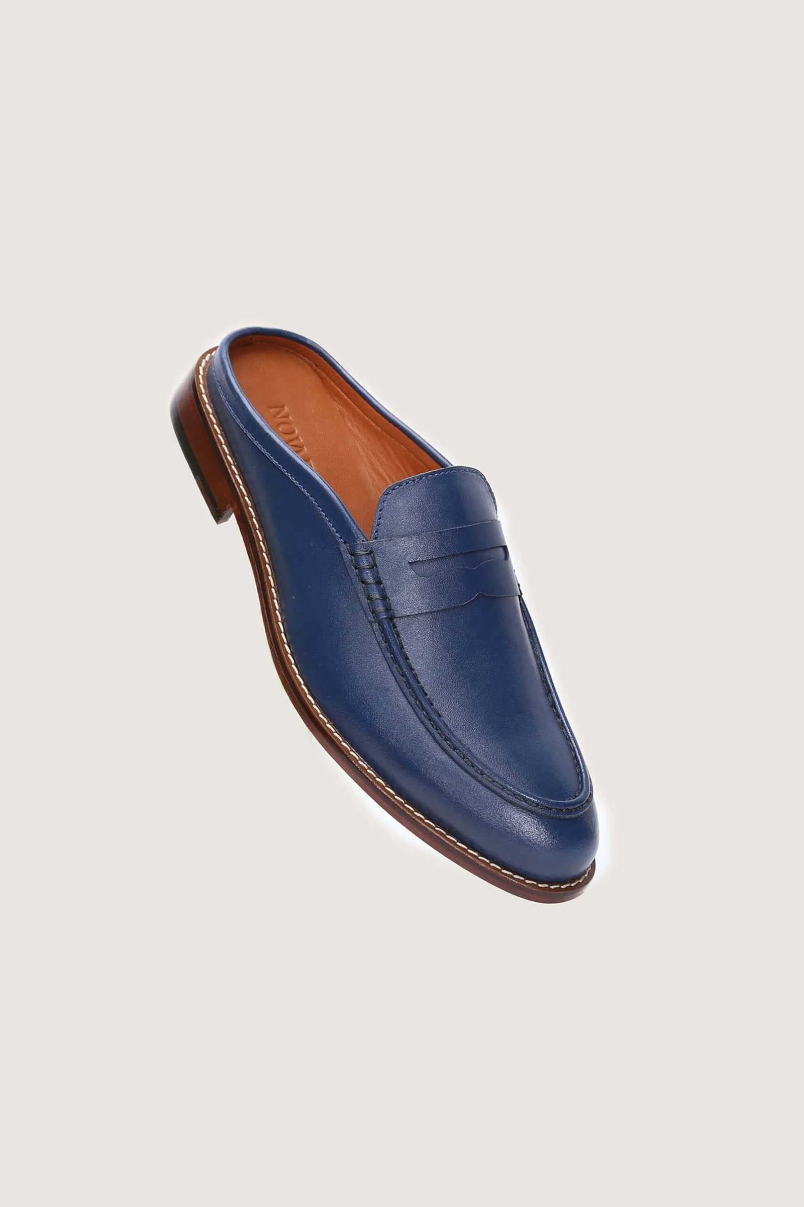 backless penny loafers