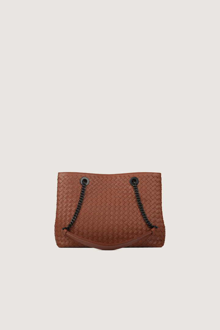 Tera Woven Style Leather Bag for women - by - Novado