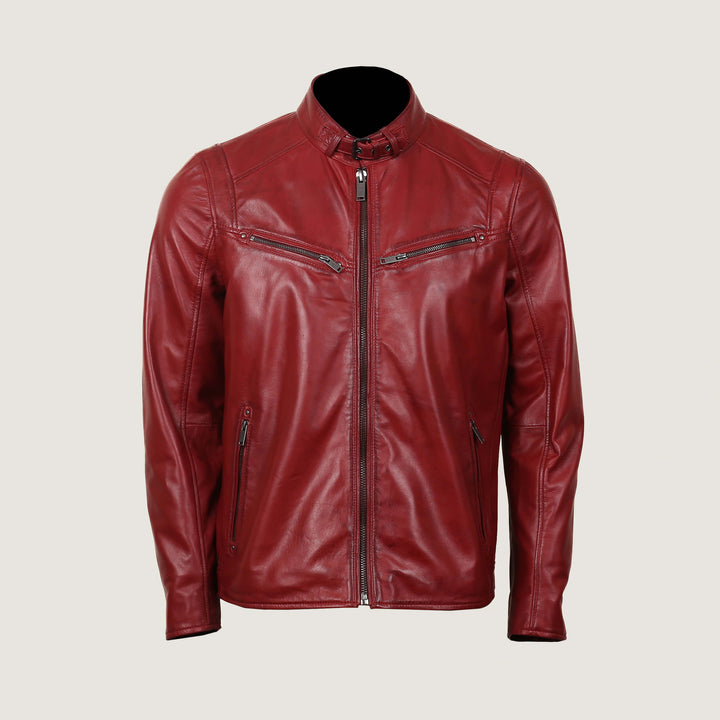 Biker Leather Jacket Novado