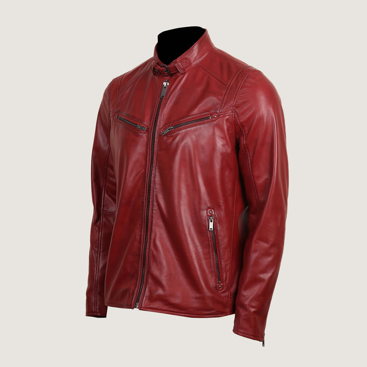 Biker Leather Jacket Novado