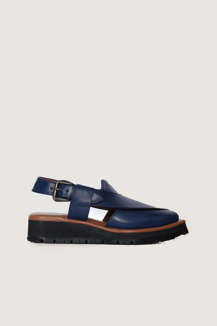 <strong>Kaptaan Peshawari Chappal in Blue Color</strong> is a symbol of style, tradition, and craftsmanship