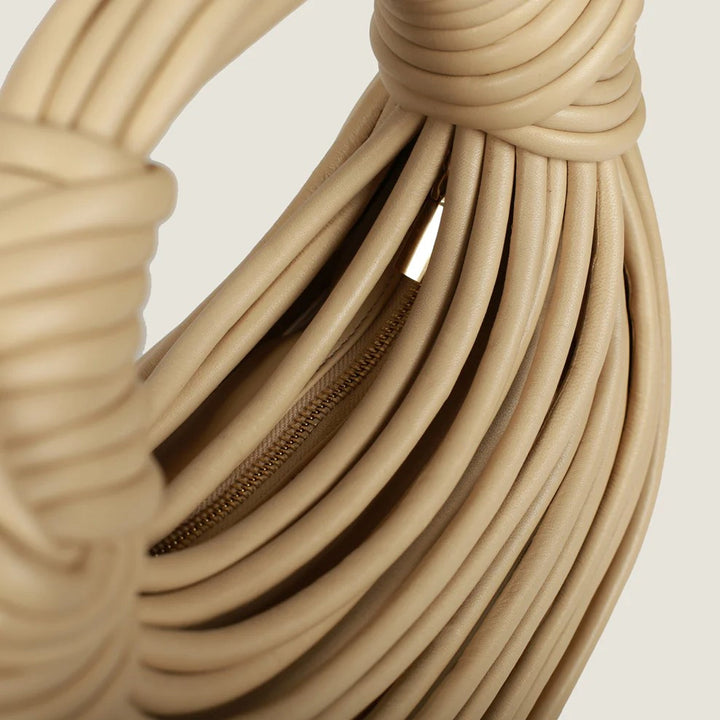 Luxurious Leather Women Cord Hand Bag Elevate Your Everyday Style