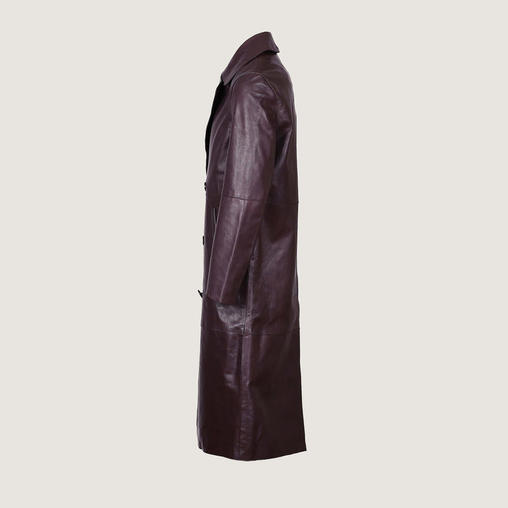 Leather Unisex Long Coat Novado