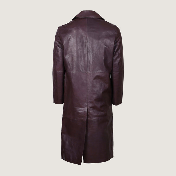 Leather Unisex Long Coat Novado