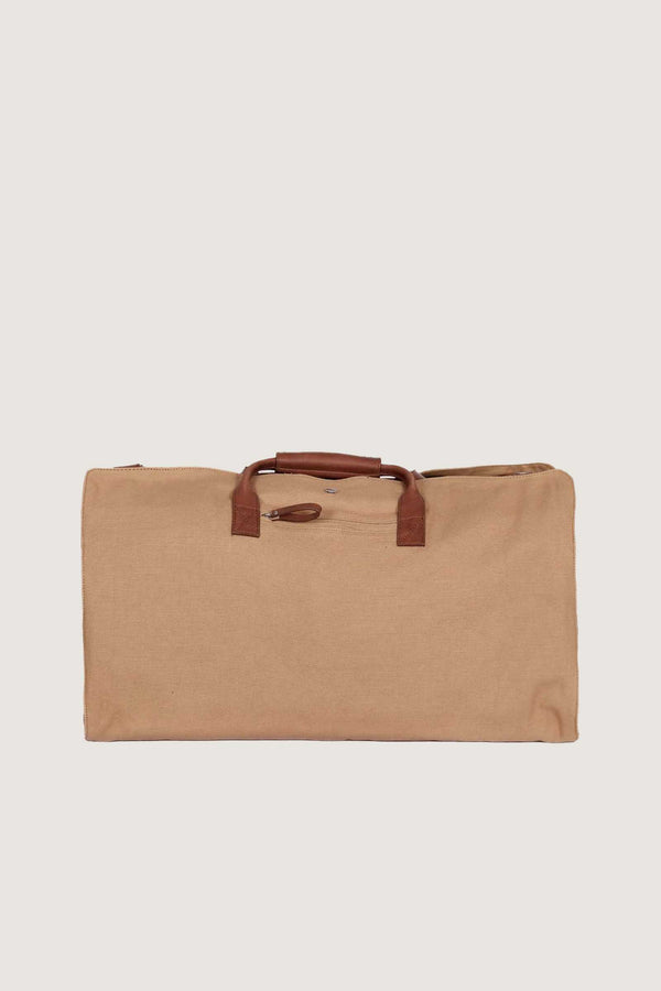 Leather Duffle Bag with suit Bag