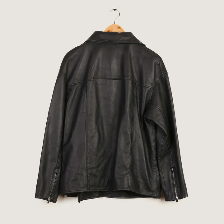 Men's Biker Leather Jacket Novado