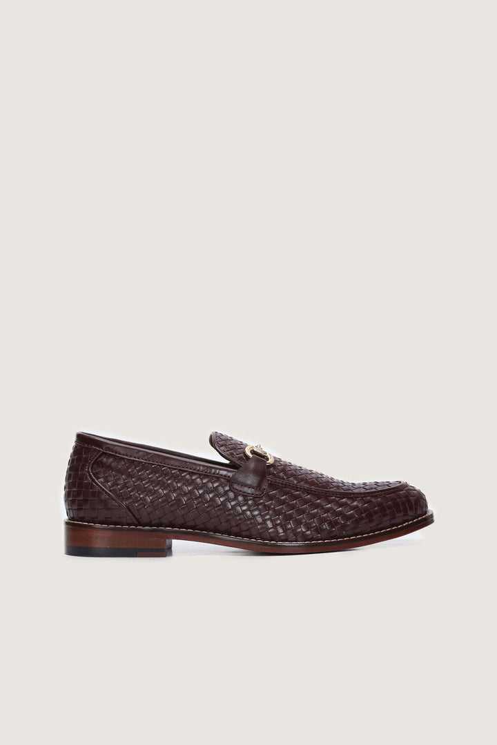 Men's Woven Leather Loafer Novado