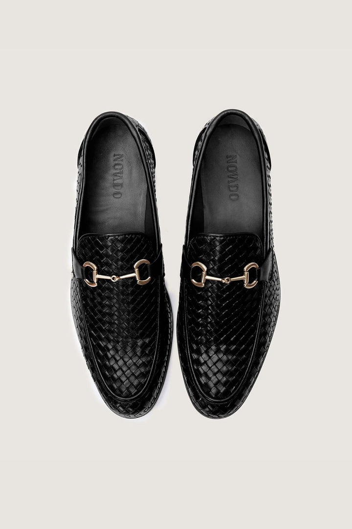 Men's Woven Leather Loafer Novado