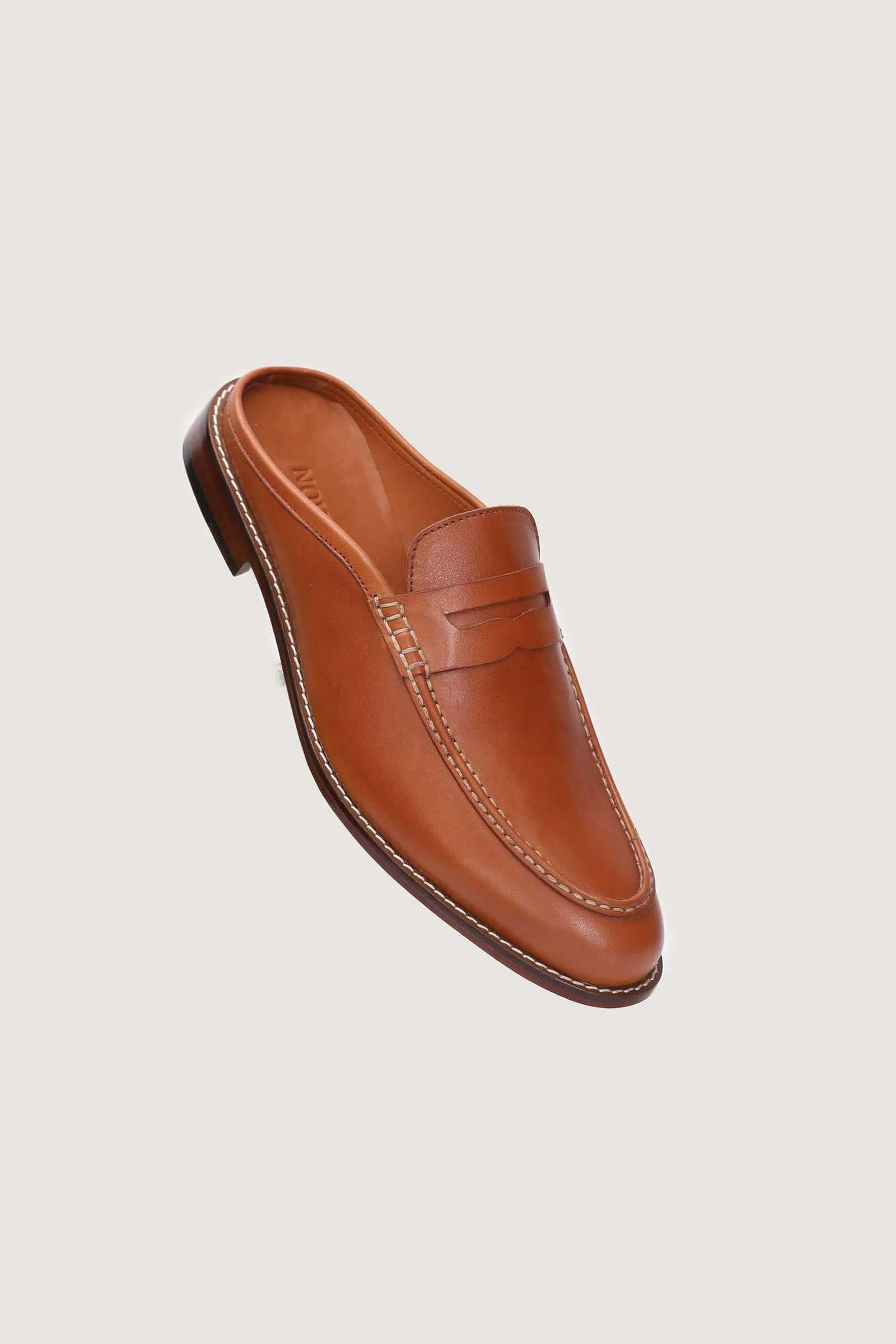 backless penny loafers