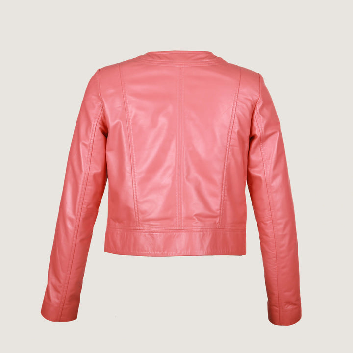 Womens Classic Leather Jacket Novado