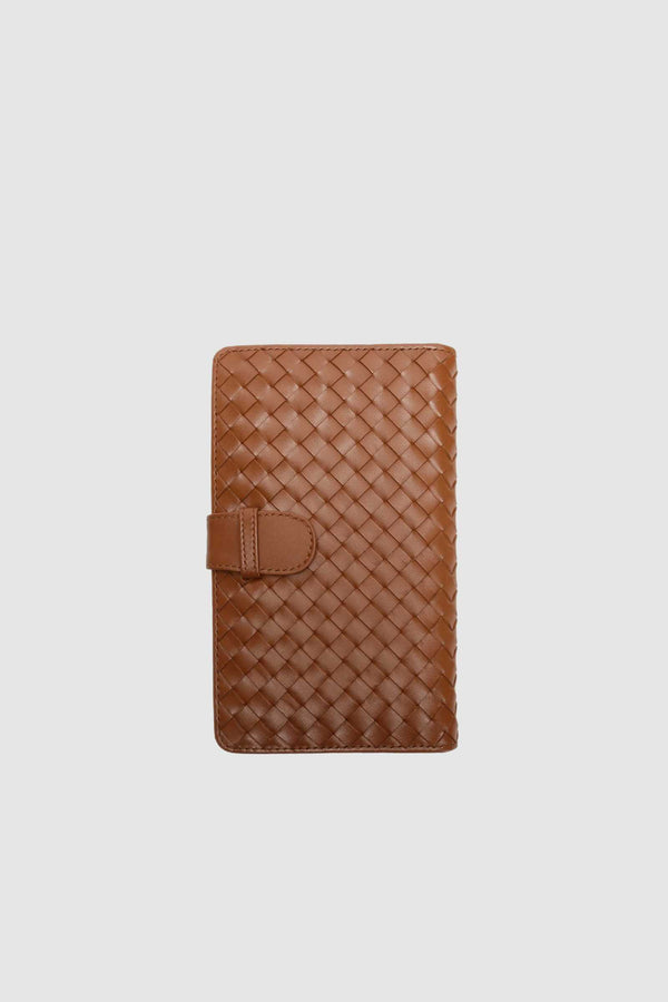 Woven Leather Travel Wallet | Passport Wallet Novado
